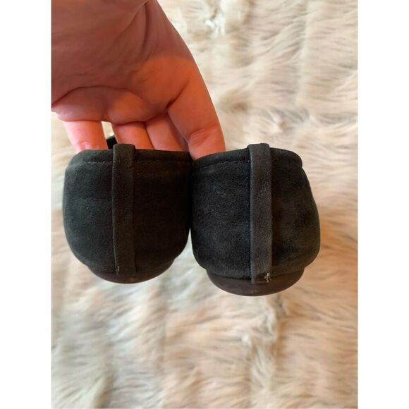 Tory Burch Pacey Driver Green Suede Snakeskin Cap Toe Ballet Flats Size 6.5 M - Picture 6 of 8